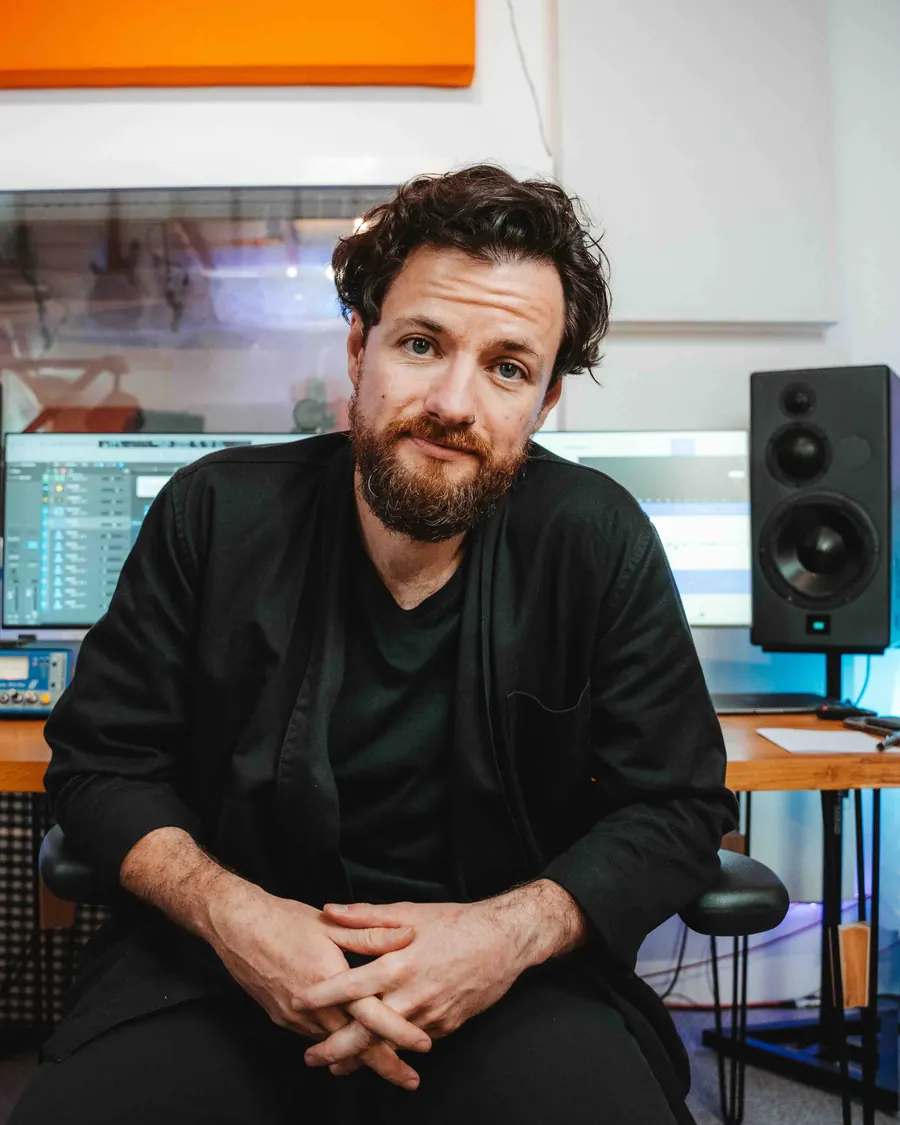 Jack Elliot in the control room